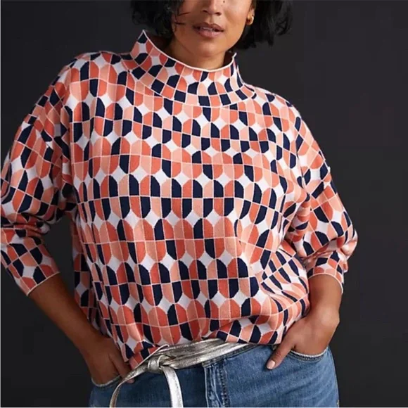 Maeve Carys Mockneck Sweater size medium - Picture 1 of 9